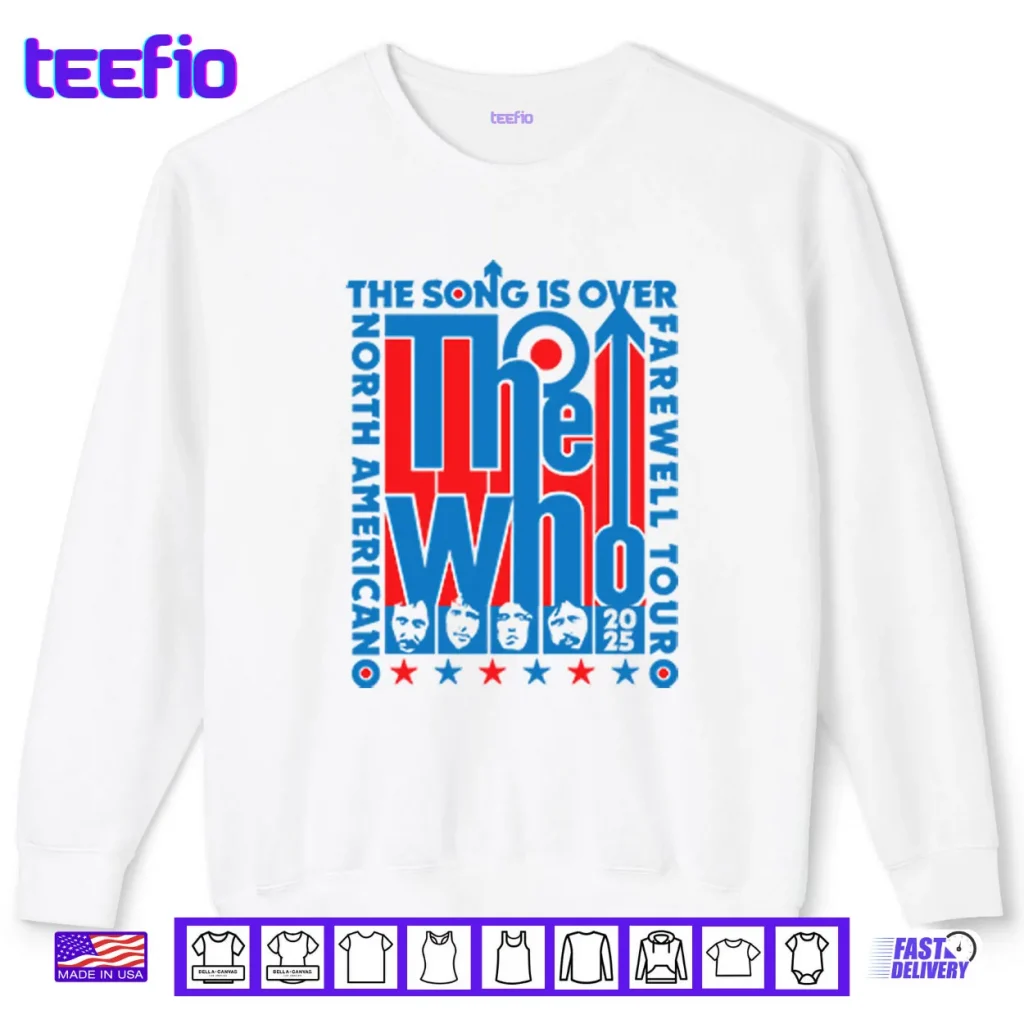 The Who North American Farewell Tour 2025 Shirt