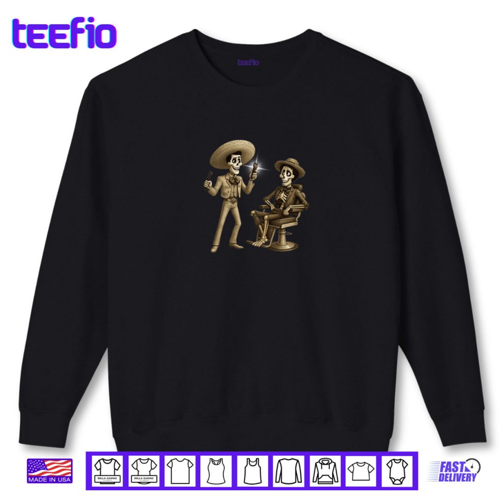 Dia de Los Muertos Barber Shirt