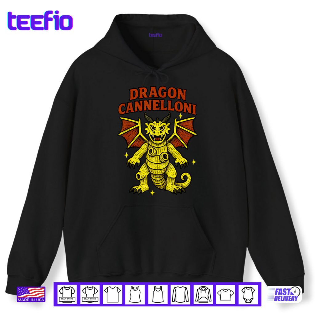 Dragon Cannelloni Funny Italian Brainrot Pasta Kids Meme Shirt