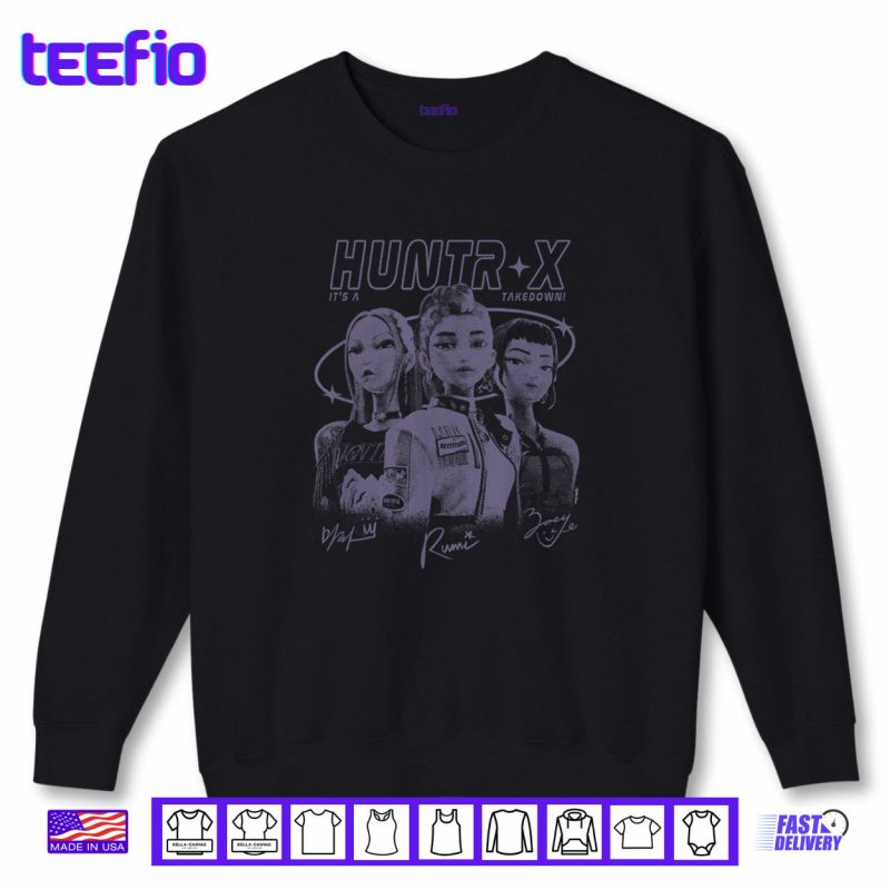Sweatshirt HUNTRIX Takedown Kpop Demon Hunters Shirt