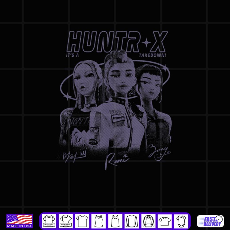 Design HUNTRIX Takedown Kpop Demon Hunters Shirt