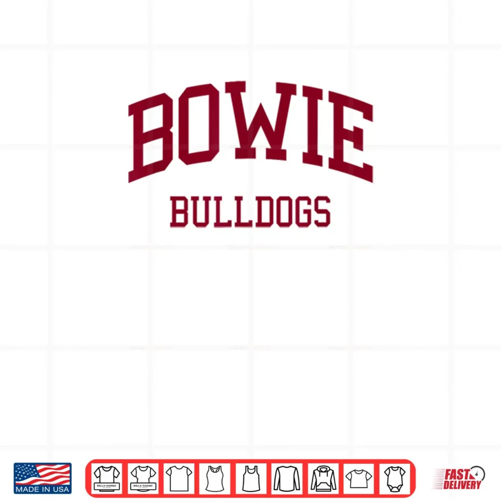 Bowie High School HS Bowie MD Retro Sports Shirt