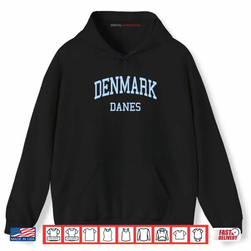 Hoodie Denmark High School HS Alpharetta GA Retro Sports Shirt