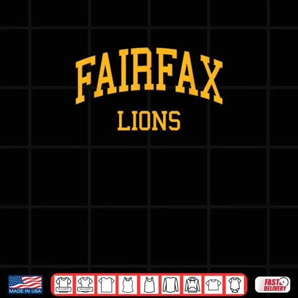 Design Fairfax High School HS Los Angeles CA Retro Sports Shirt