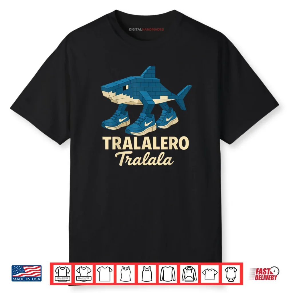 Tralalero Tralala Bootleg Brainrot Italian Brainrot Meme Shirt