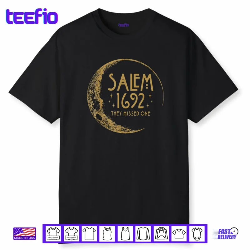 1692 They Missed One Shirt Women Halloween Shirt Witch Shirt