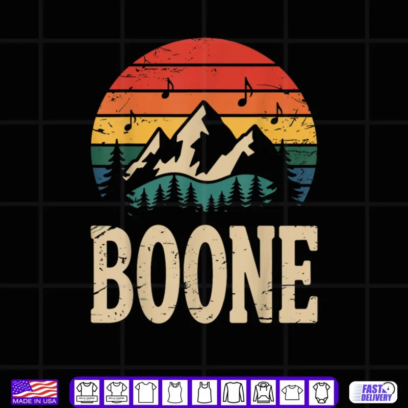 Black Design Boone Lover Shirt