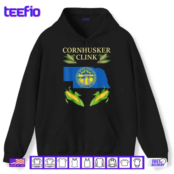 Hoodie Cornhusker Clink Nebraska USA Politics Shirt