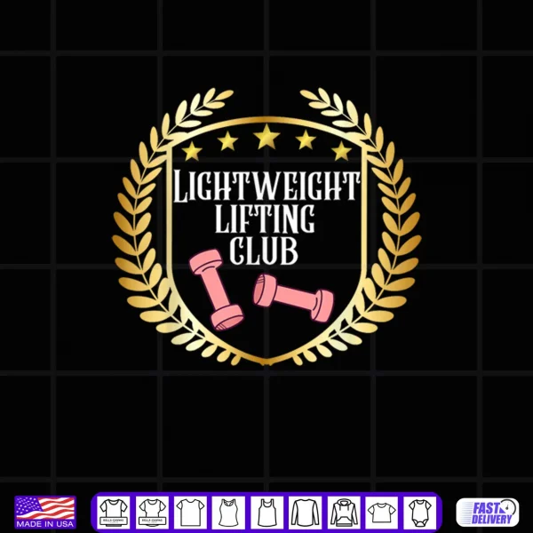 Black Design Lightweight Lifting Club Funny Workout Gym Tee for Lifters Shirt