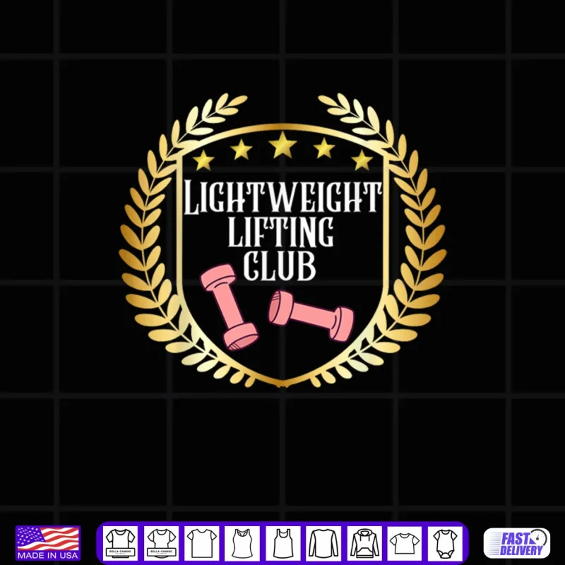 Black Design Lightweight Lifting Club Funny Workout Gym Tee for Lifters Shirt