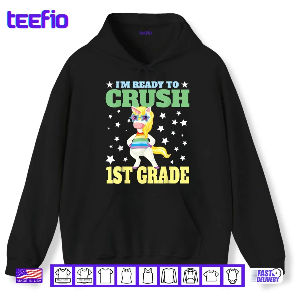 I’m Ready for First Grade Back to School 1st Grade Girls Shirt