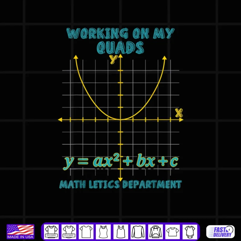 Black Design Mathletics Working On My Quads Algebra Algebra Math Teacher Shirt