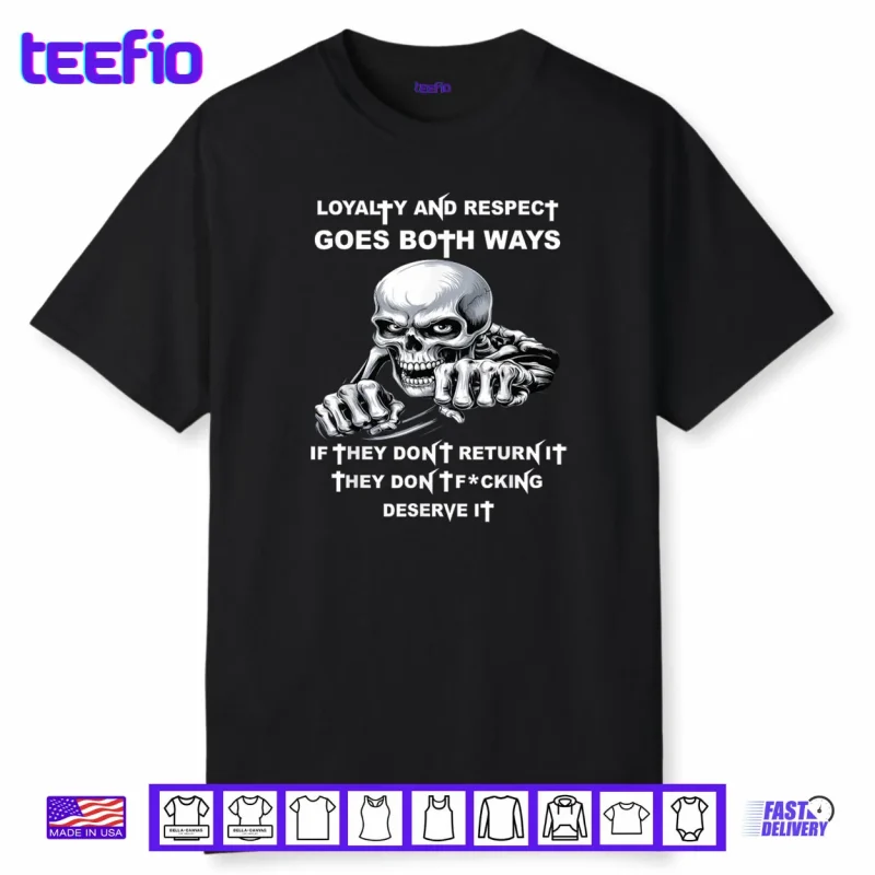 Loyalty and Respect Goes Both Ways If They Don’t Return It Shirt