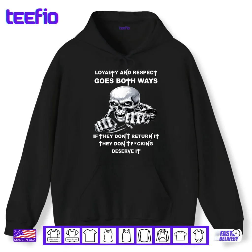 Loyalty and Respect Goes Both Ways If They Don’t Return It Shirt
