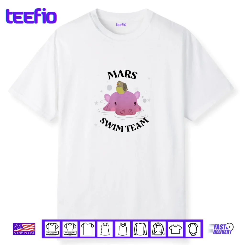 Mars Swim Team Hippo Shirt