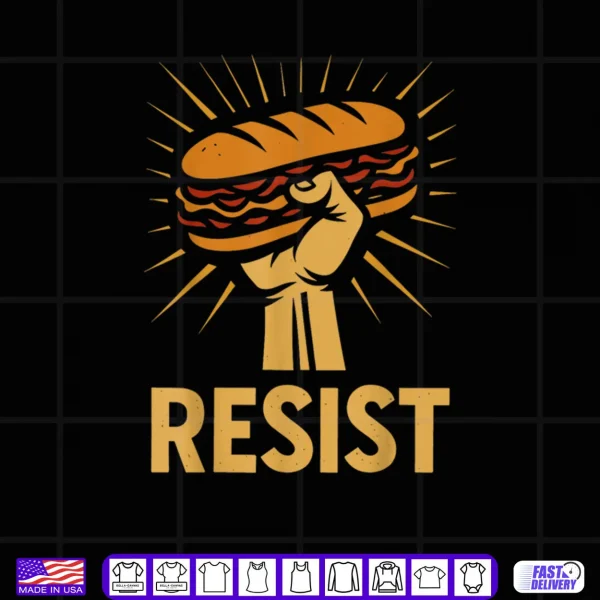 Black Design Resist DC The Sandwich Guy Free DC Shirt