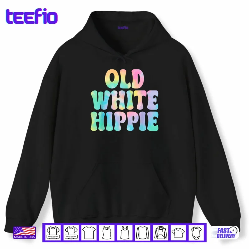 Hoodie Old White Hippie Shirt
