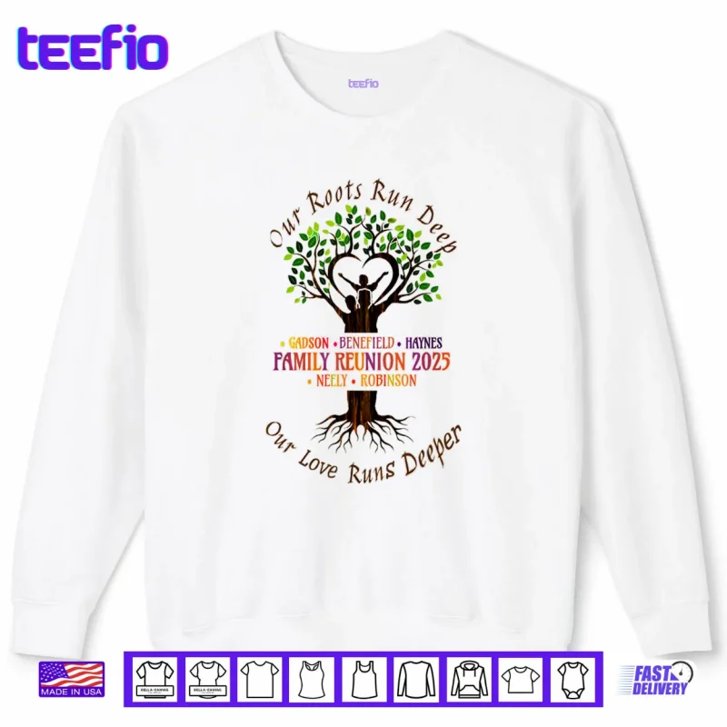 Sweatshirt Our Love Runs Deeper Family Reunion Shirt