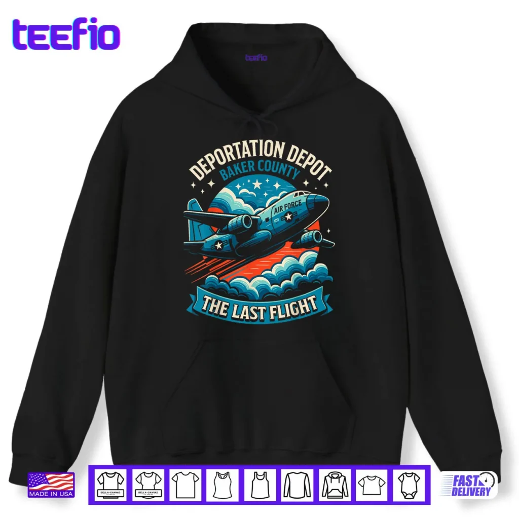 Patriotic America Deportation Depot  The Last Flight Shirt