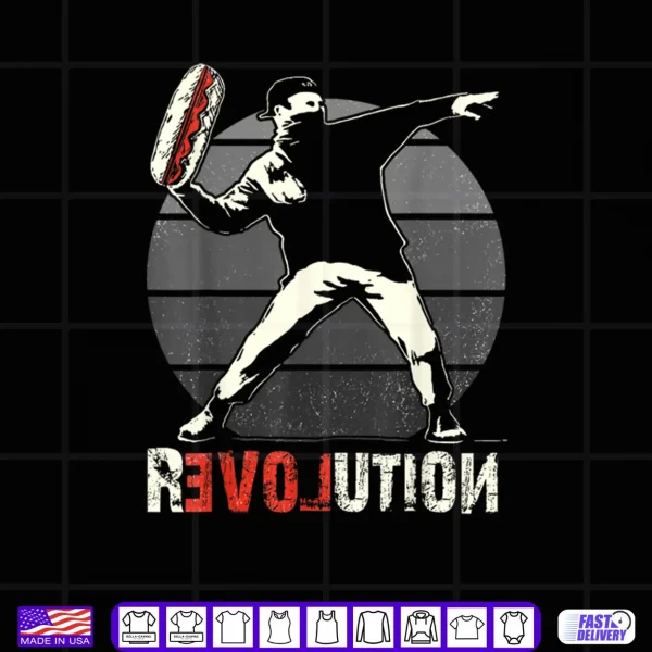 Black Design Throwing Sandwich Revolution Funny Humor Meme Shirt