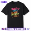 Retro Napalm Era Fit Check Heels Nails Blade Mascara Makeup Shirt