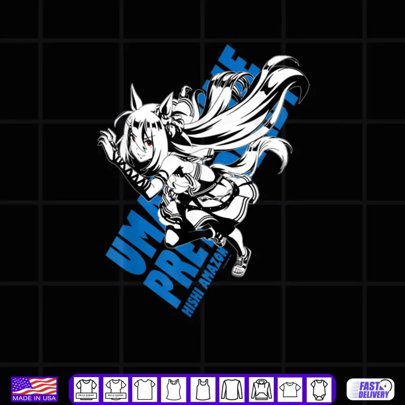 Black Design Umamusume Pretty Derby Hishi Shirt