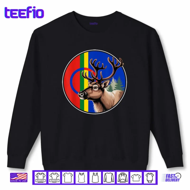Sweatshirt Sami People Flag Sapmi Shirt