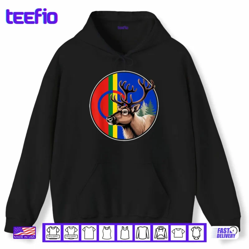 Hoodie Sami People Flag Sapmi Shirt