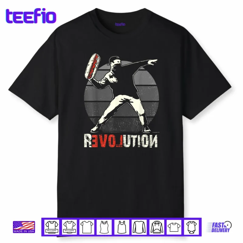 Throwing Sandwich Revolution Funny Humor Meme Shirt