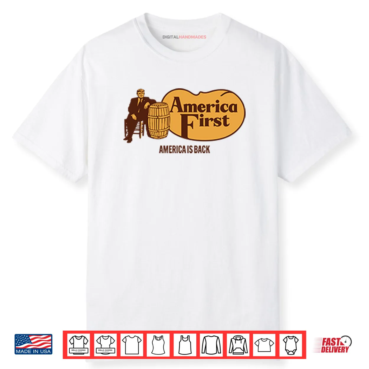 Trump Cracker Barrel America First America Is Back Shirt
