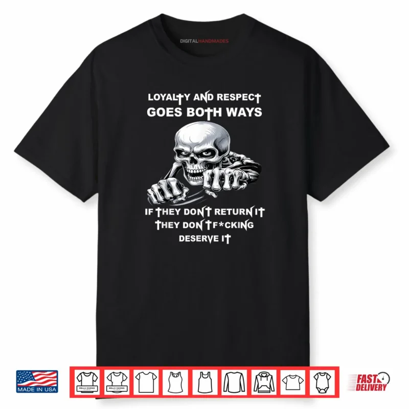 Loyalty and Respect Goes Both Ways If They Don’t Return It Shirt