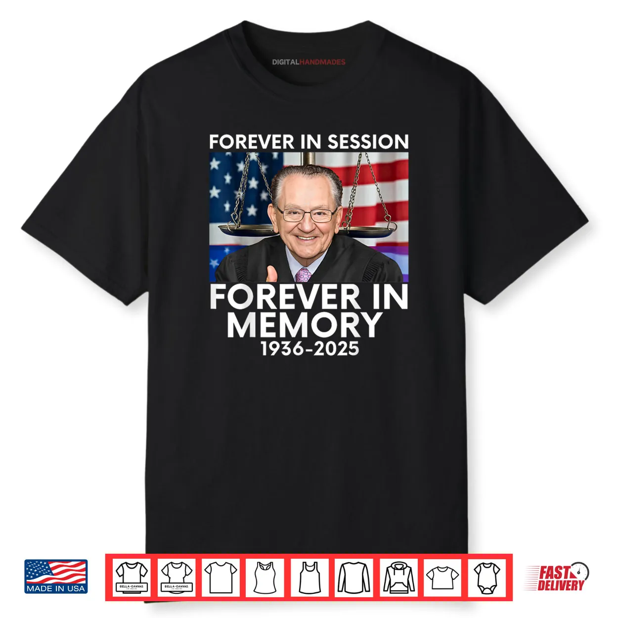 Forever in Session Forever in Memory Judge Caprio 1936 2025 Shirt