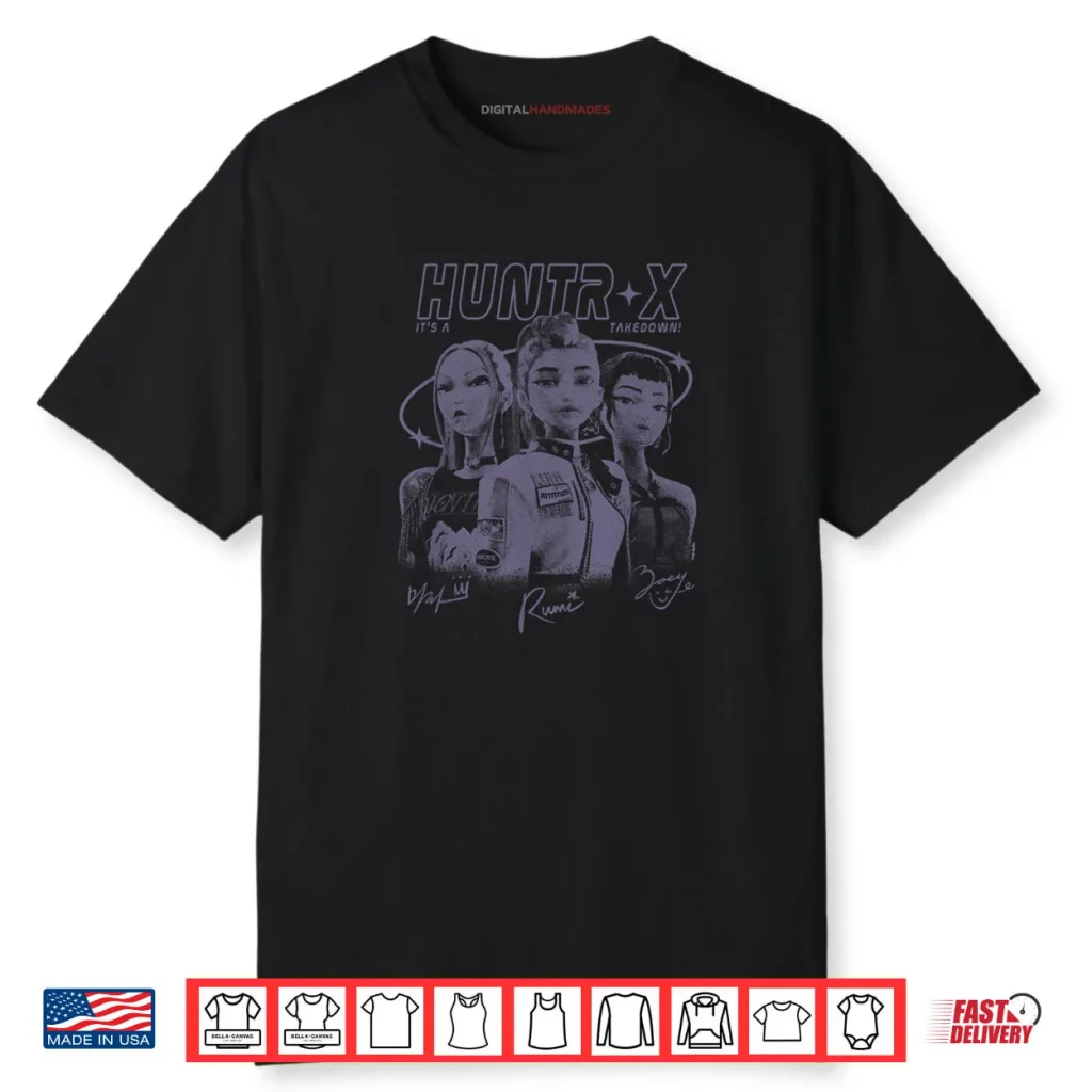 HUNTRIX Takedown Kpop Demon Hunters Shirt