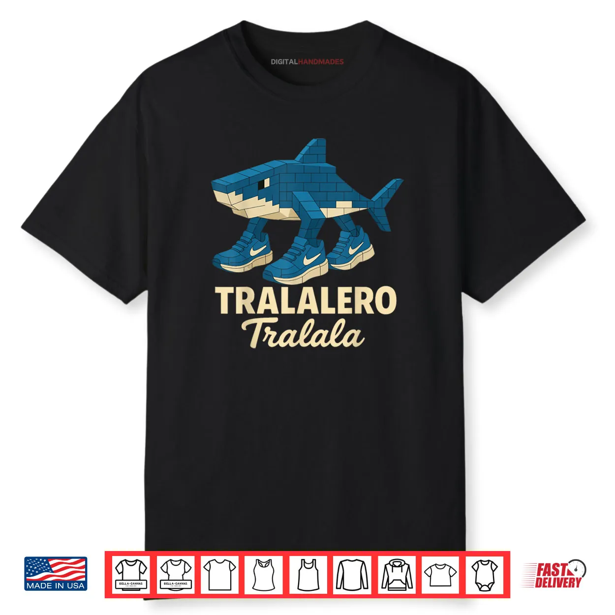 Tralalero Tralala Bootleg Brainrot Italian Brainrot Meme Shirt