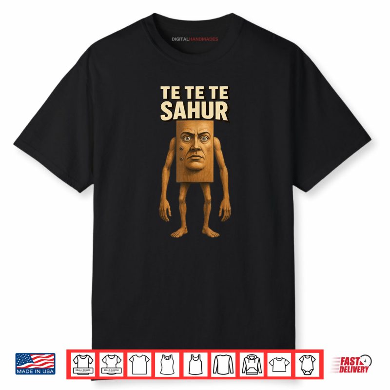 Te Te Te Sahur Funny Italian Brainrot Kids Gaming Meme Shirt