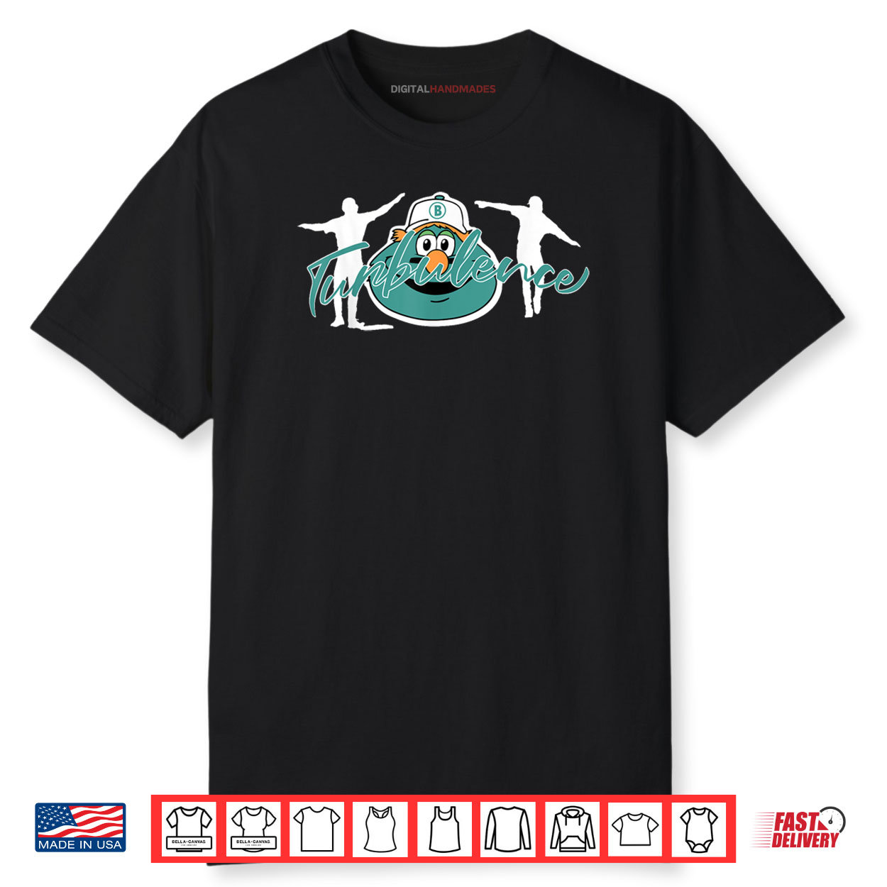 Turbulence Boston Mascot Head Shirt