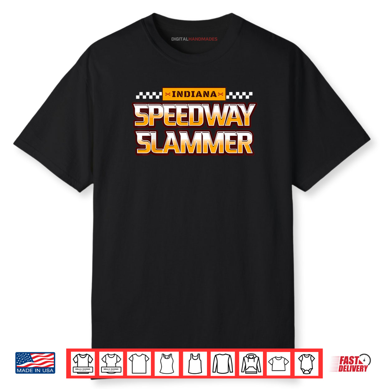 Indiana Speedway Slammer Detention Prison Jail Shirt