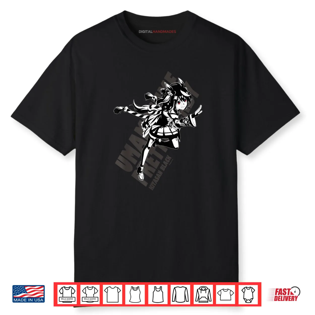 Umamusume Pretty Derby Kitasan Black Shirt