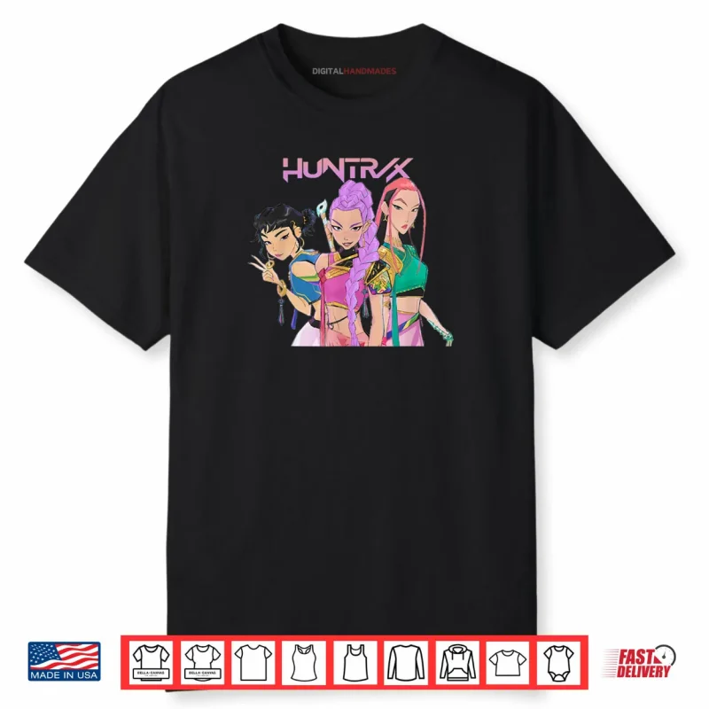 ShirtHUNTRIX Team Drawing KPop Demon Hunters Shirt