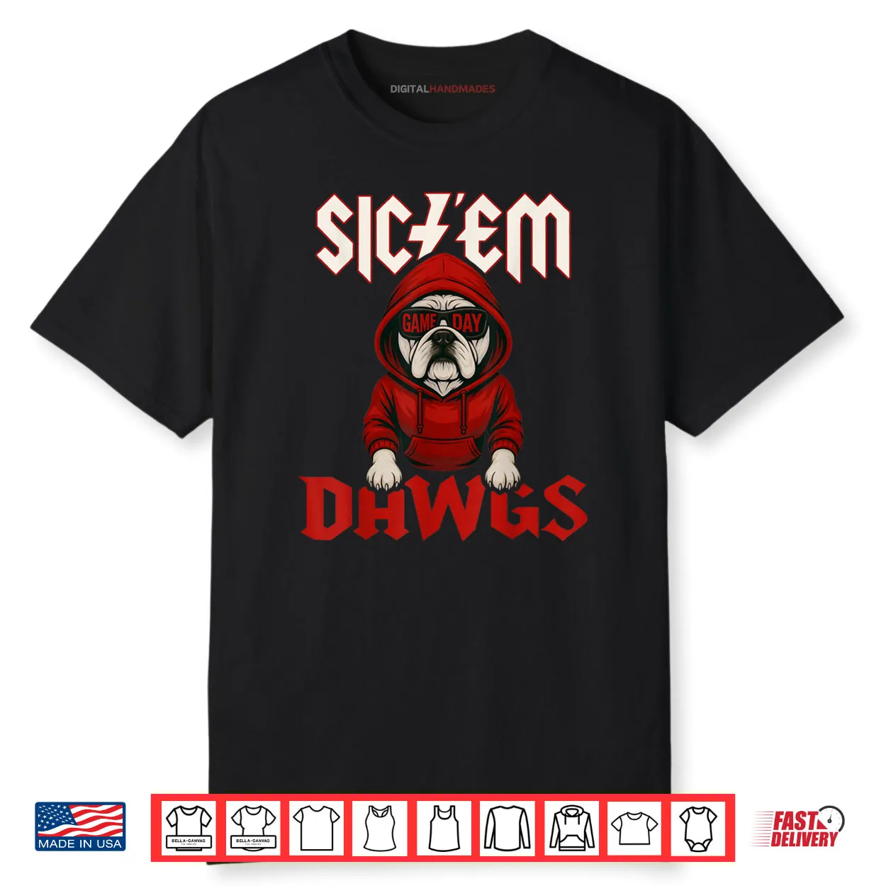 Retro Sic Em Dawgs Game Day Shirt