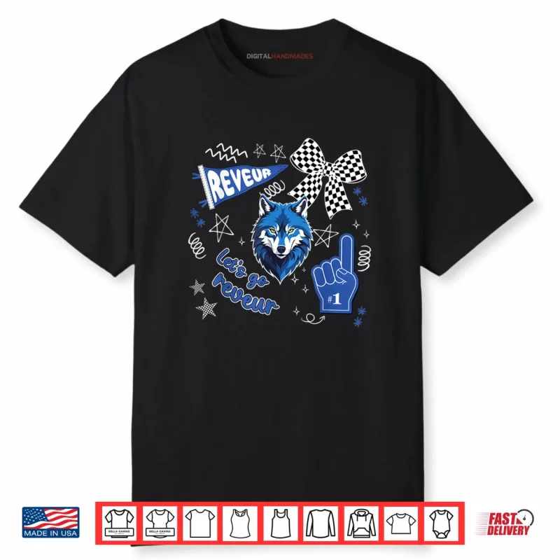 Let’s Go Reveur Retro Cheering School Spirit Shirt
