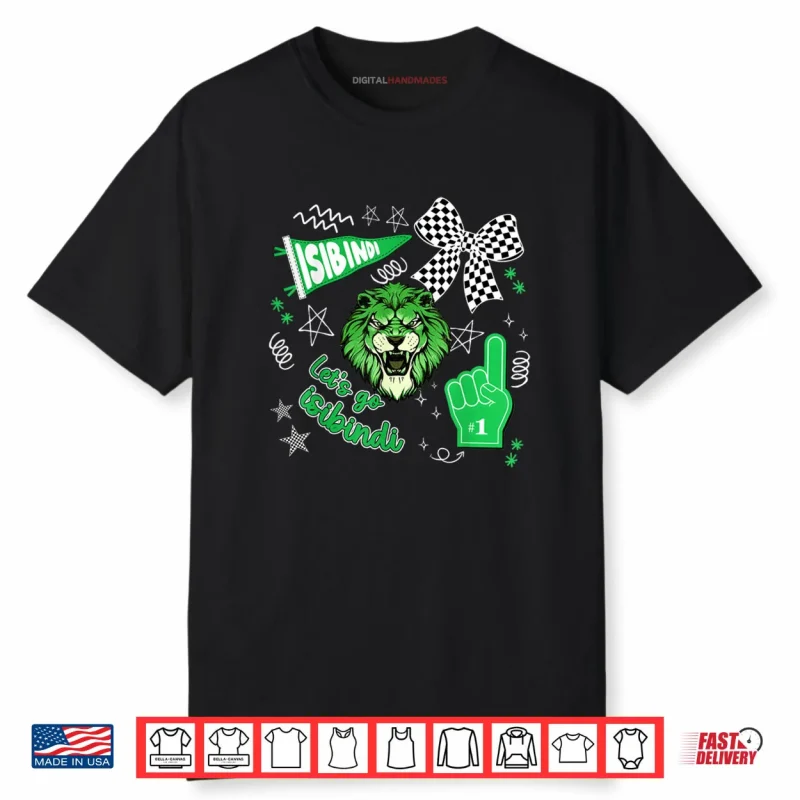 Let’s Go Isibindi Retro Cheering School Spirit Shirt