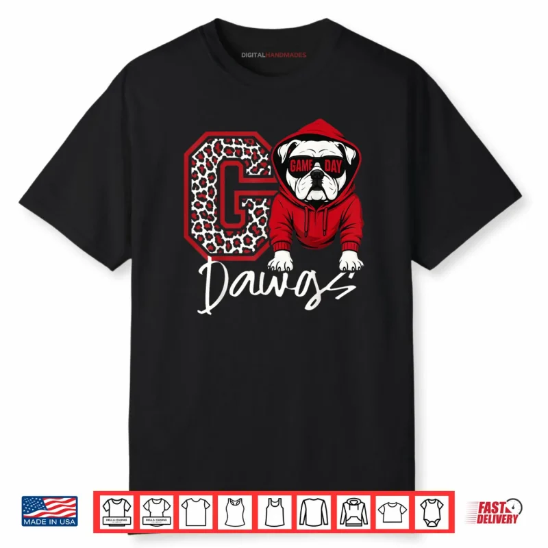 Game Day Retro Go Dawgs Bulldogs Shirt
