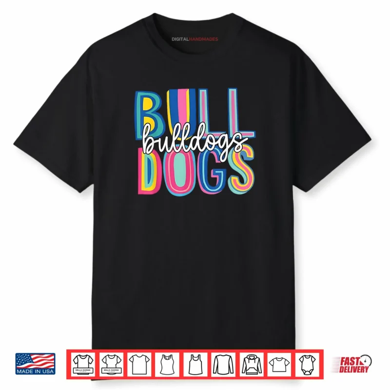 Bulldogs School Mascot Back To School Team Spirit Shirt