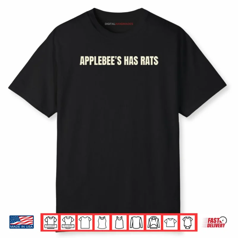 Applebee’s Has Rats Shirt