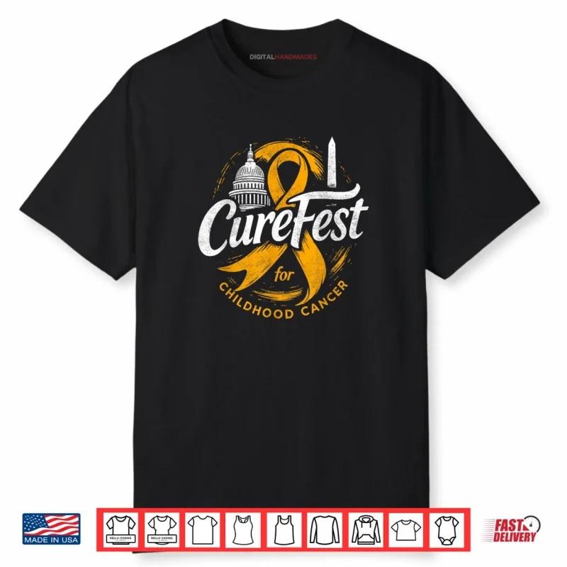 CureFest for Childhood Cancer 2025 for Dark Fabric Shirt
