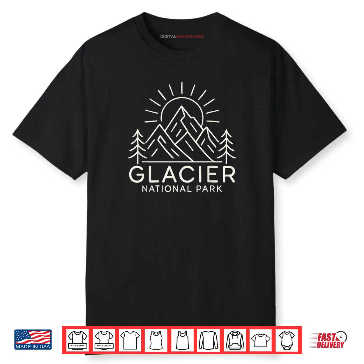 Glacier National Park Montana Shirt