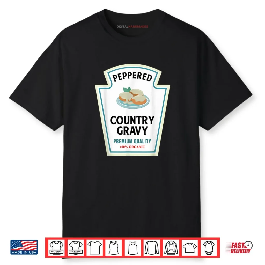 Cute Group Condiments Family Halloween Costume Country Gravy Shirt