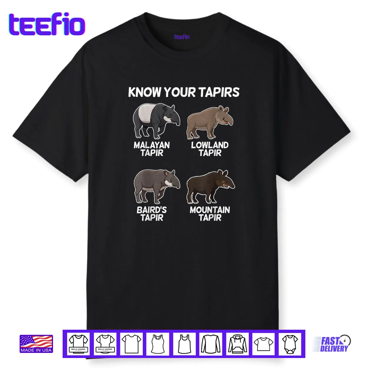 Cute Tapir Design Animal Tapir Lovers Shirt Cute Tapir Design Animal Tapir Lovers Shirt