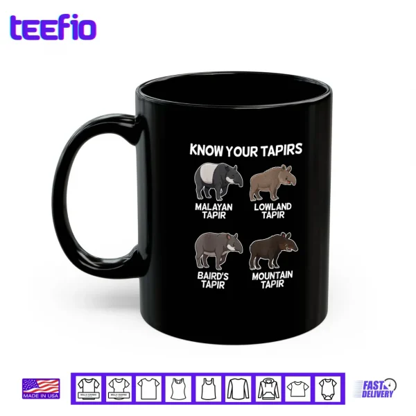 Cute Tapir Design Animal Tapir Lovers Shirt 3 Mug Cute Tapir Design Animal Tapir Lovers Shirt